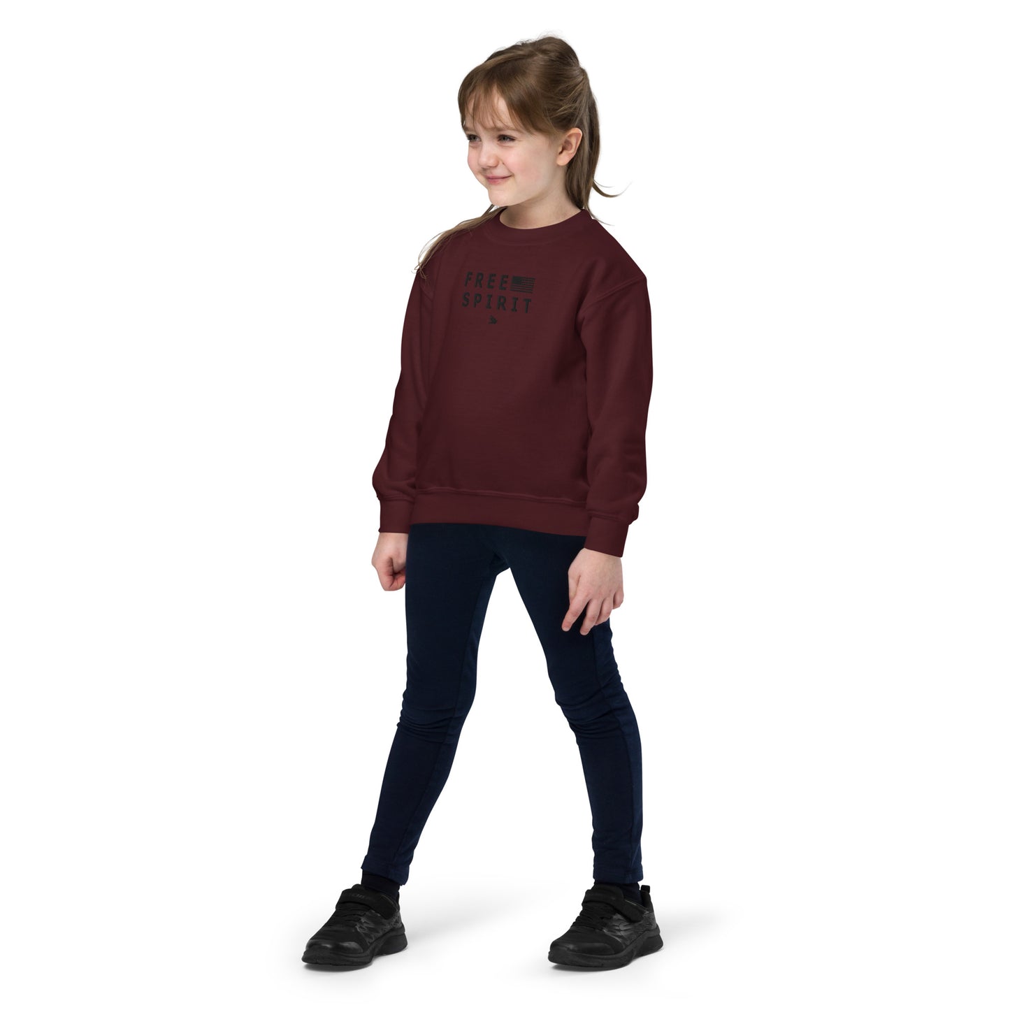 Free Spirit Embroidered Sweatshirt