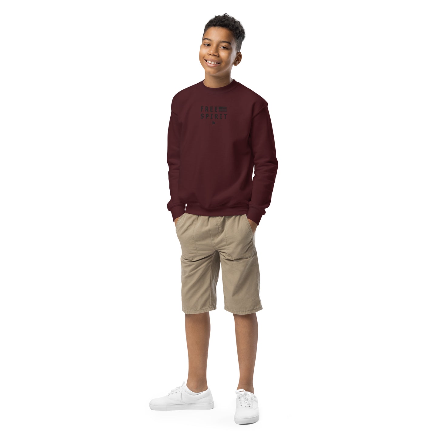 Free Spirit Embroidered Sweatshirt