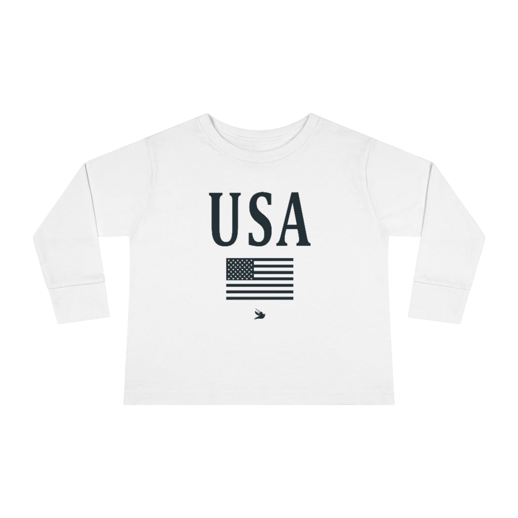 USA Toddler Long Sleeve Tee