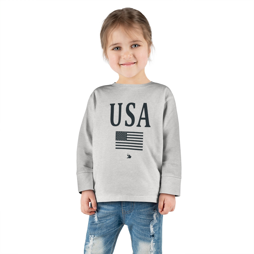 USA Toddler Long Sleeve Tee