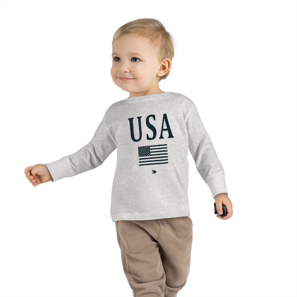 USA Toddler Long Sleeve Tee