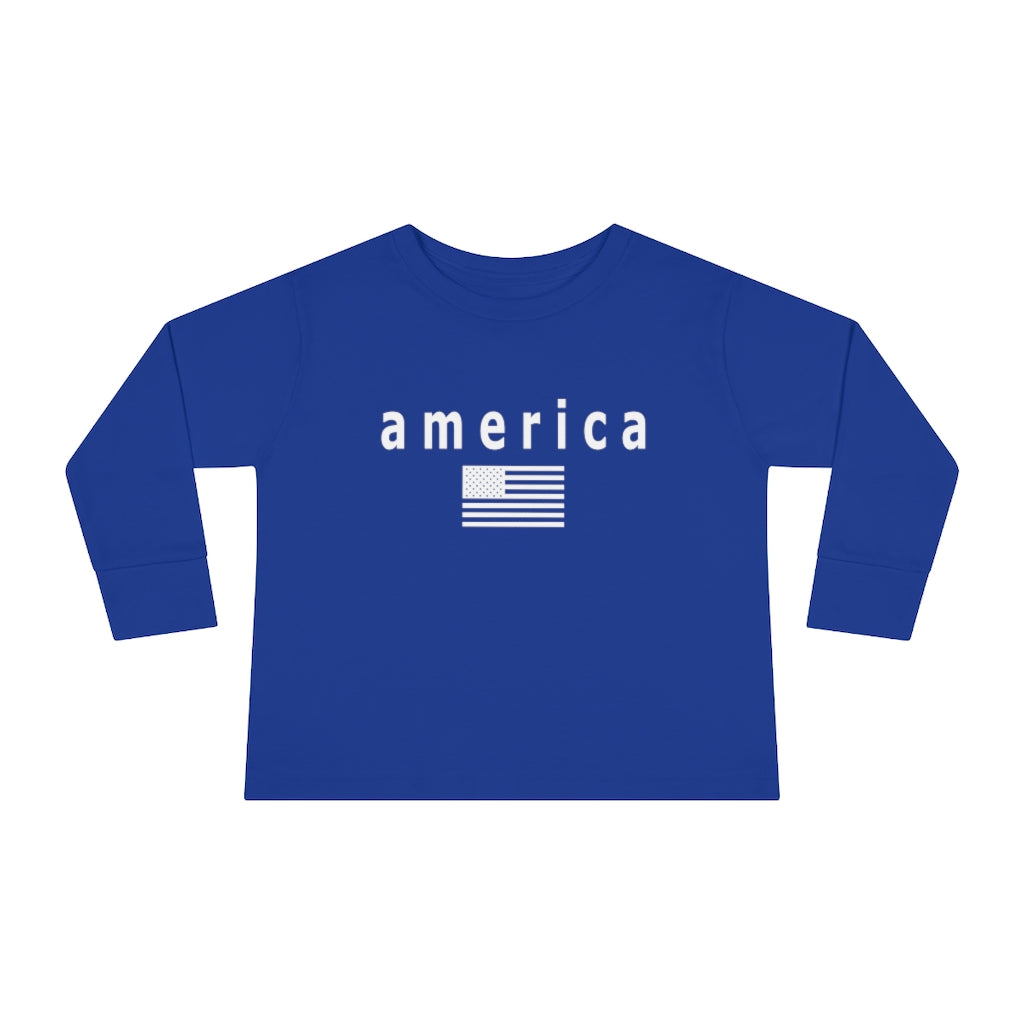 America Youth Long Sleeve Tee