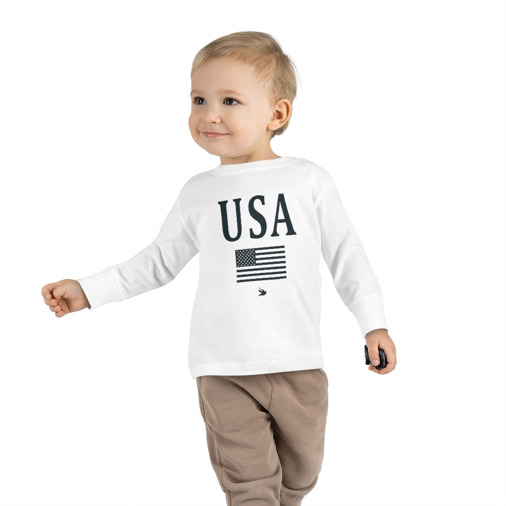 USA Toddler Long Sleeve Tee